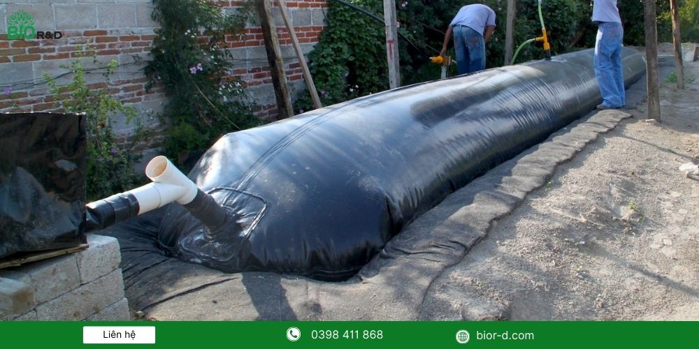 Túi biogas hộ gia đình
